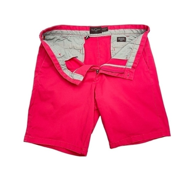 BLACK Brown 1826 casual bermuda shorts pink size 34 W36 men’s - Picture 6 of 10